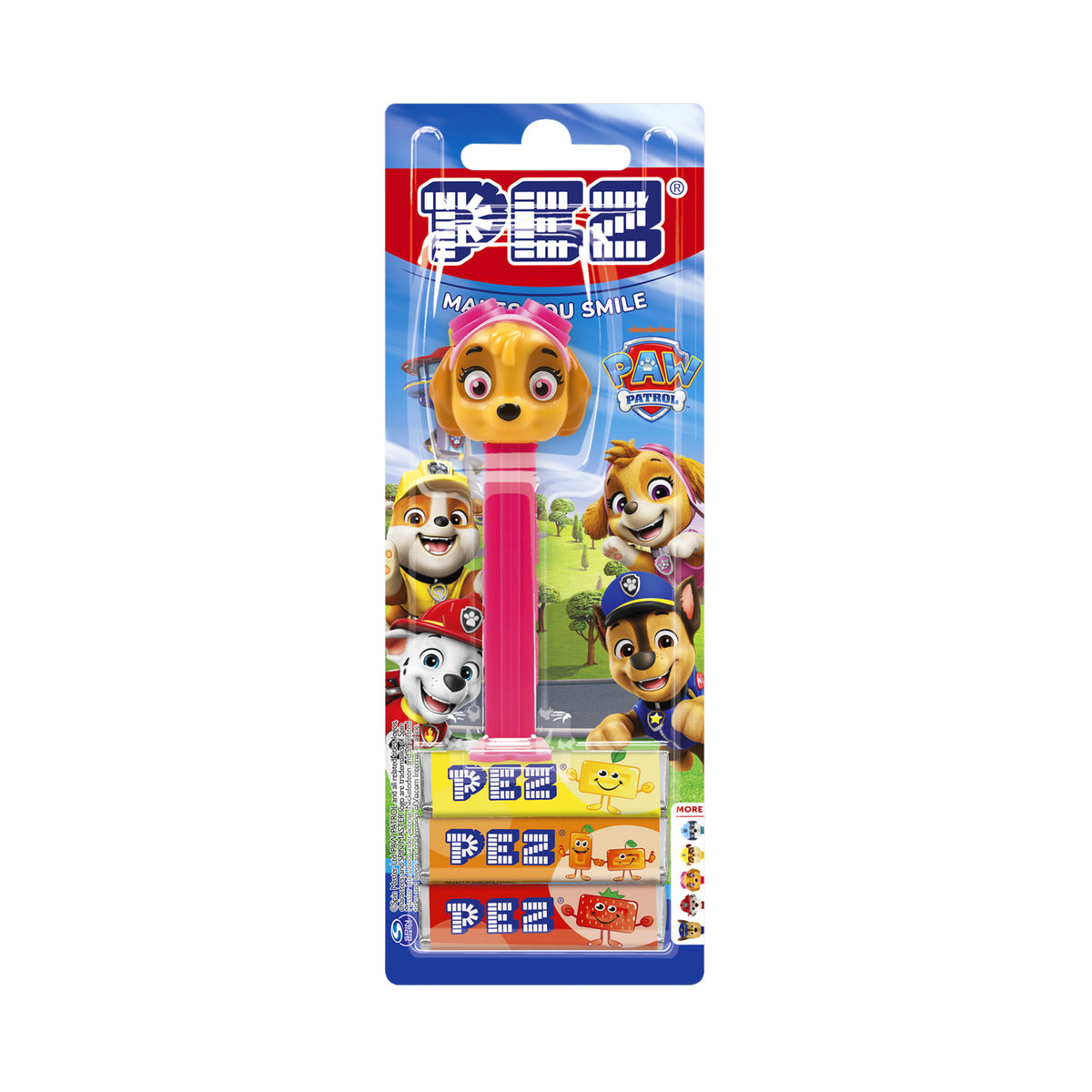 PEZ Blister Paw Patrol Skye Dispenser with Candy 25.5 gm