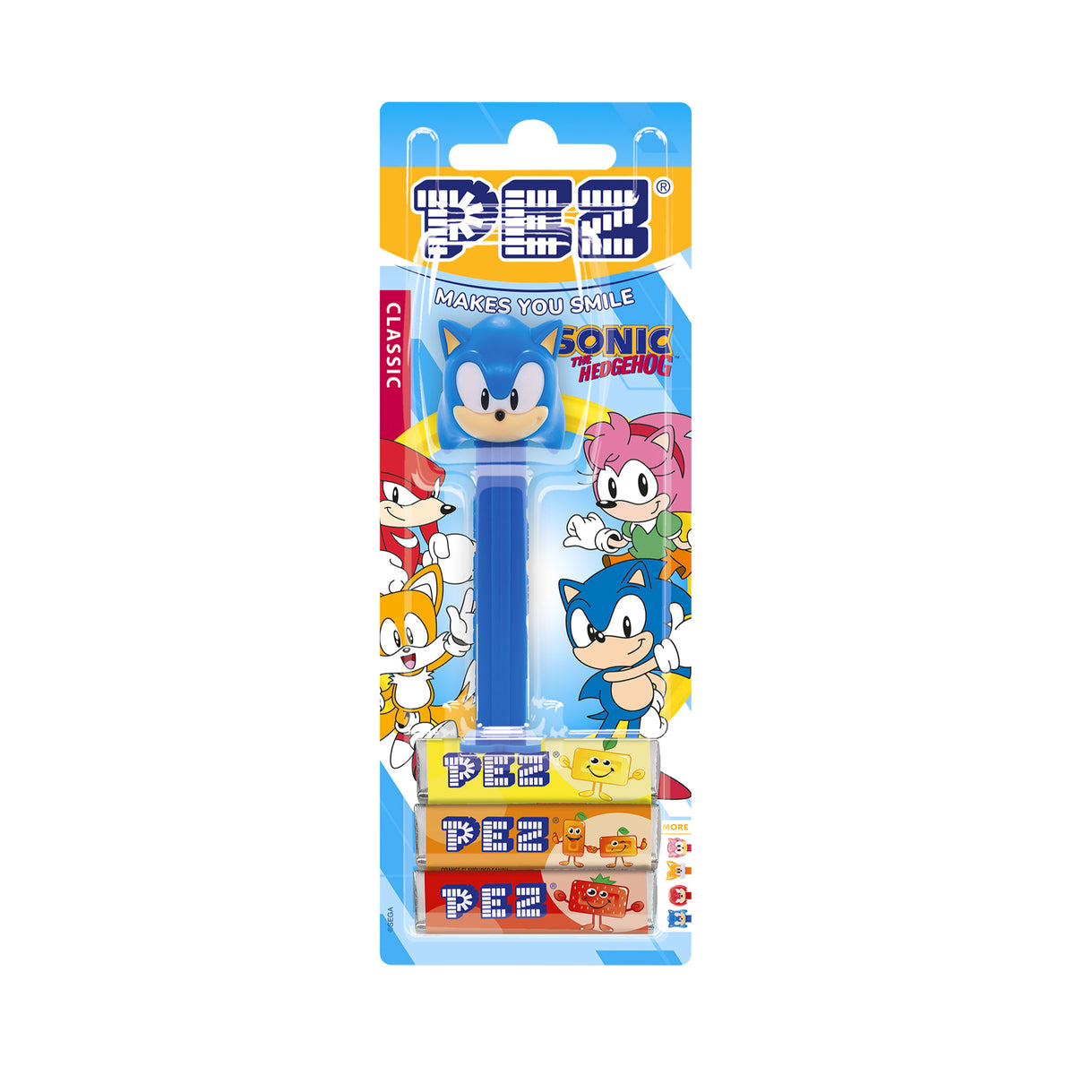 PEZ Blister Sonic the Hedgehog Dispenser with Candy 25.5 gm