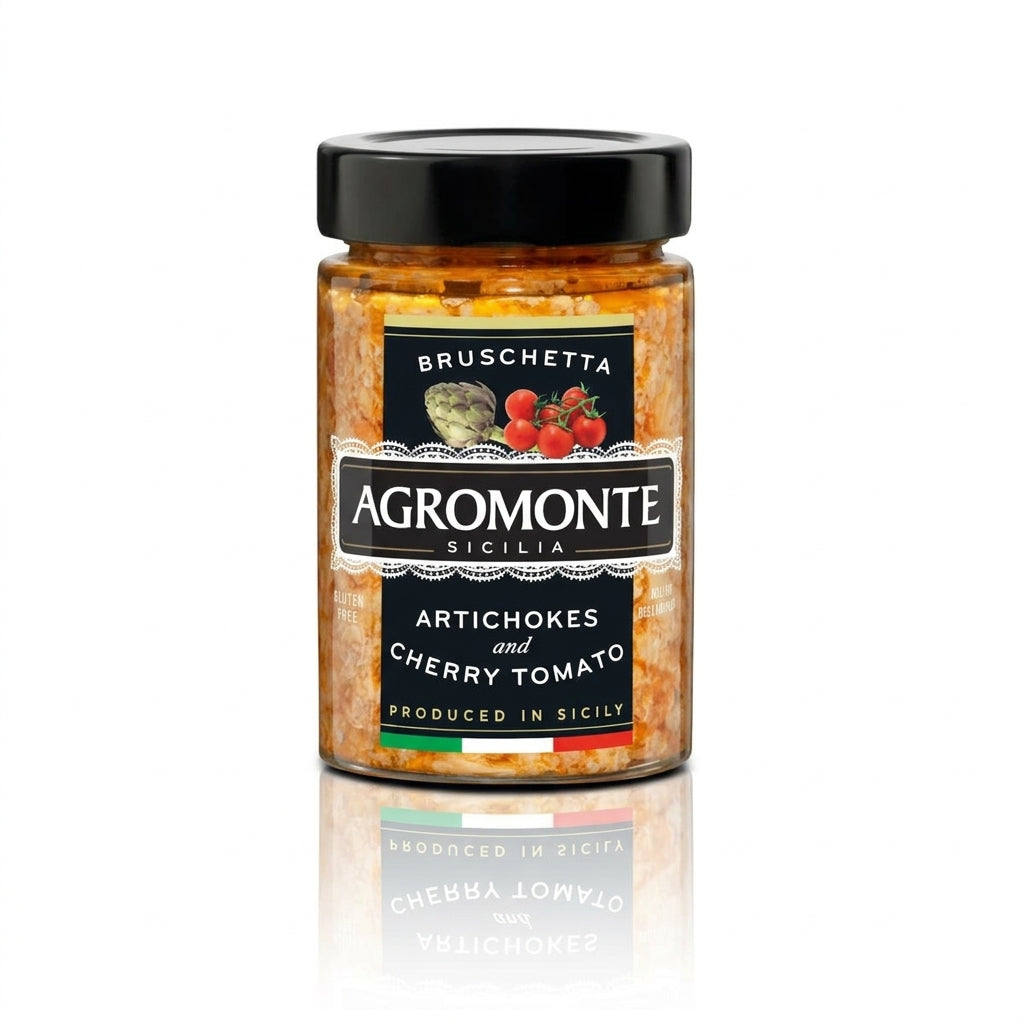 Agromonte Sicilian Artichokes & Cherry Tomato Bruschetta 200g