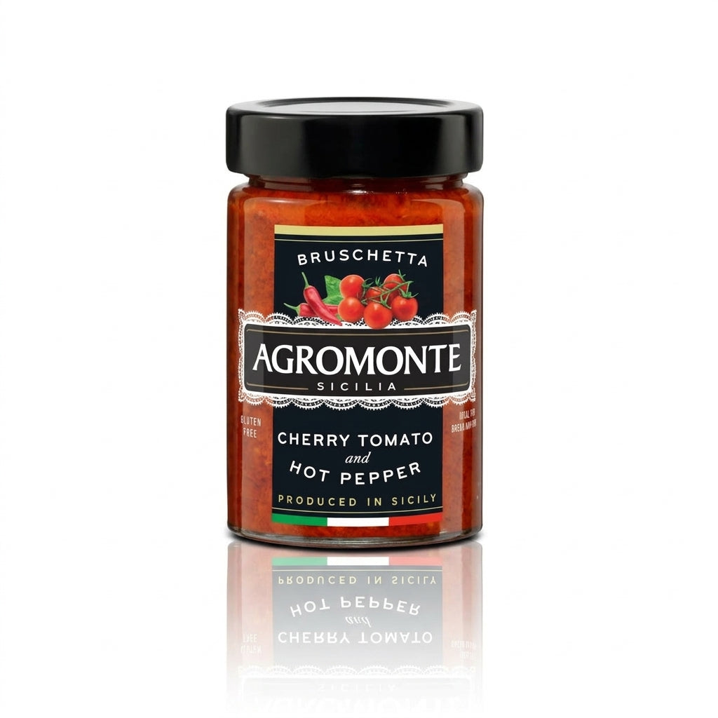 Agromonte Sicilian Cherry Tomato & Hot Pepper Bruschetta 200g