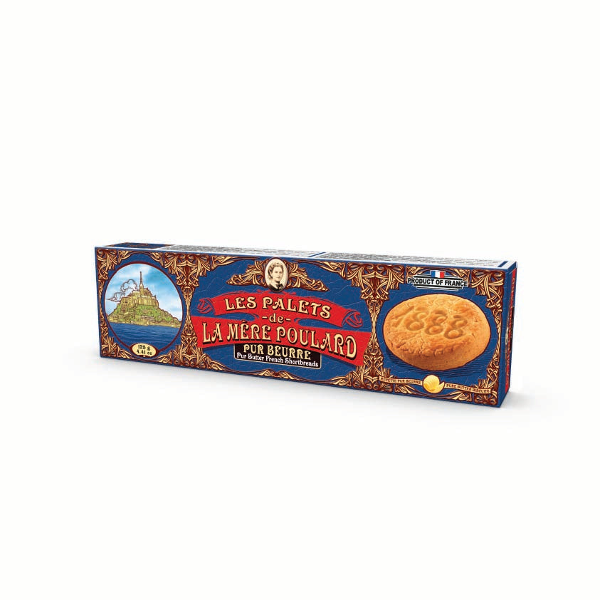 LA MERE POULARD Pure butter French shortbread biscuits 125g