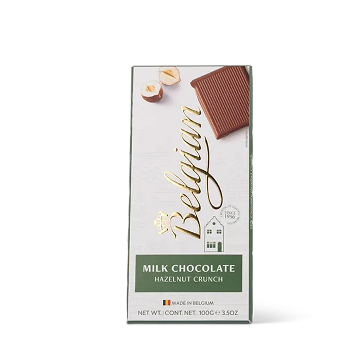 Belgian Milk Hazelnut Crunch 100g