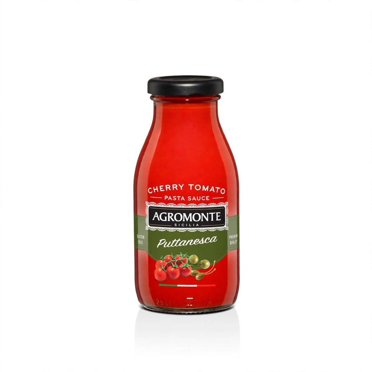 Agromonte Puttanesca Cherry Tomato with Green Olive and Caper 260g
