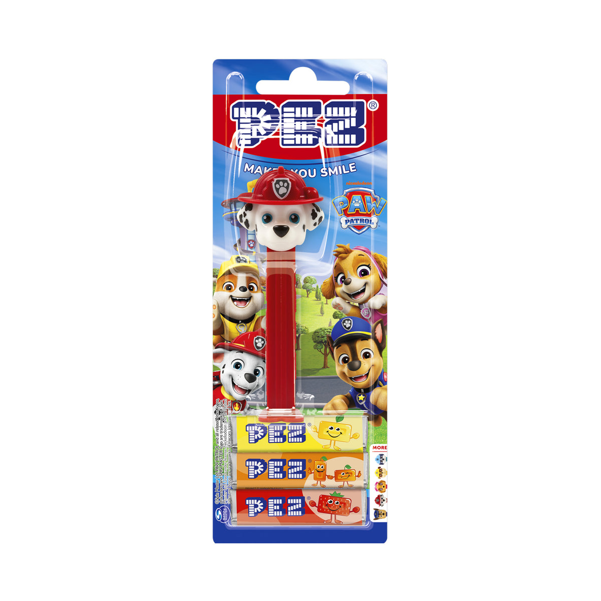 PEZ Blister Paw Patrol Marshall Dispenser with Candy 25.5 gm