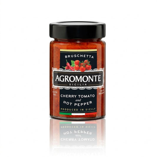 Agromonte Sicilian Cherry Tomato & Hot Pepper Bruschetta 200g