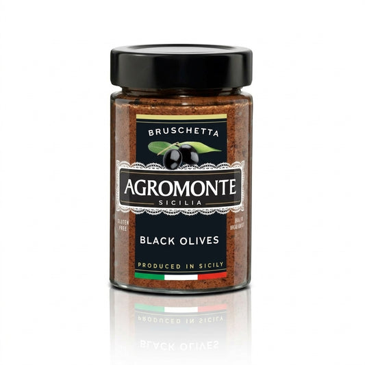 Agromonte Sicilian Black Olives Bruschetta 200g
