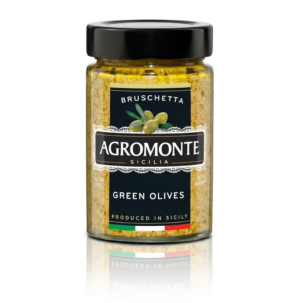 Agromonte Sicilian Green Olives Bruschetta 200g