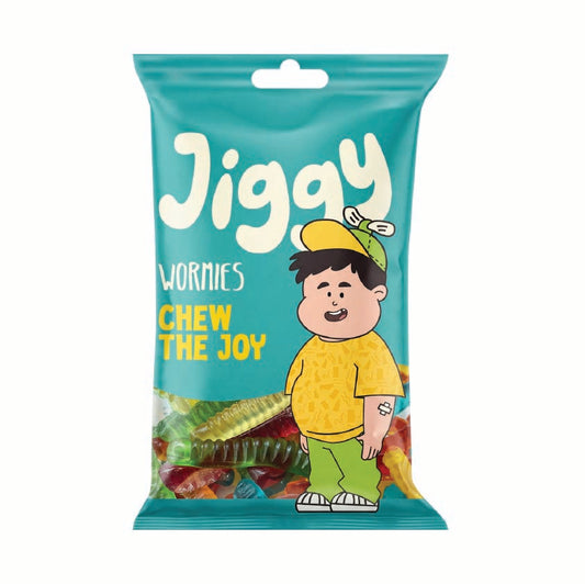 Jiggy Fruits Flavor Jelly Wormies 70 Gram