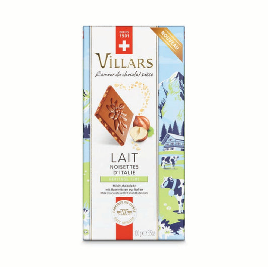 Villars milk Chocolate with Italian Hazelnuts 100g