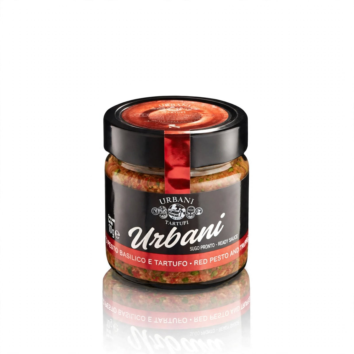 Urbani Tartufi Basil, tomatoes and truffles jar 130g
